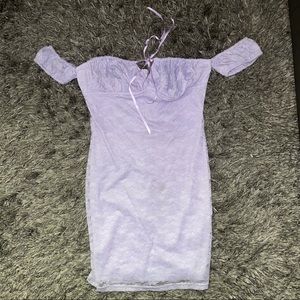 Lilac cottagecore dress